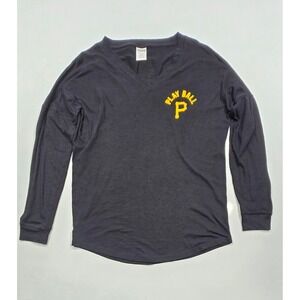 PINK‎ Victoria's Secret Pittsburgh Pirates Play Ball Long Sleeve Top XS